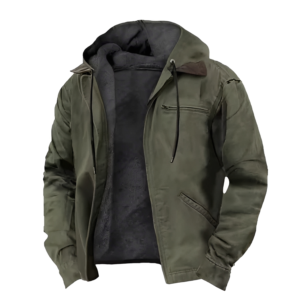 Tyler - Comfortable Hooded Zip Jacket