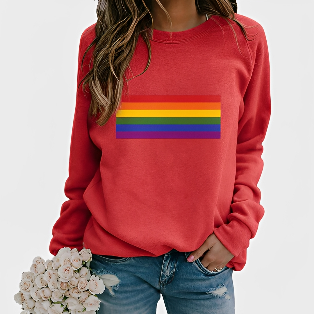 Miranda - Stripe Long Sleeve Sweater