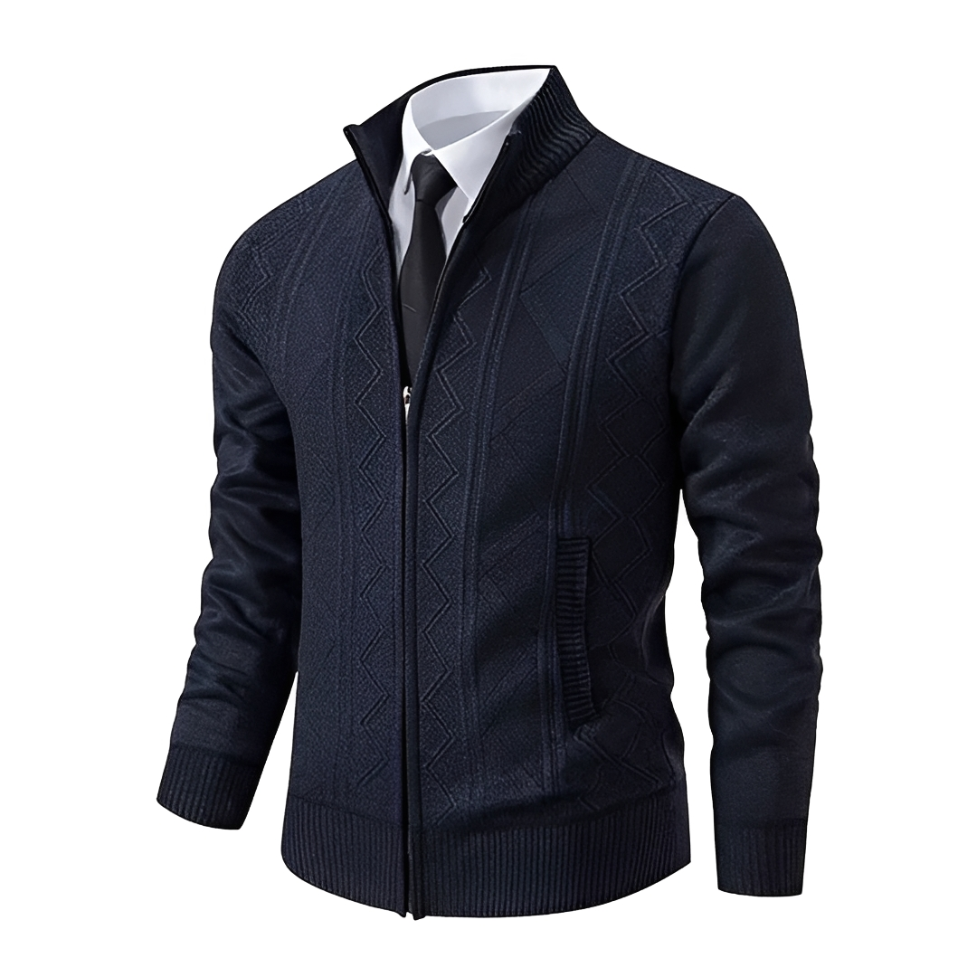 Douglas - Full Zip Cardigan Sweater