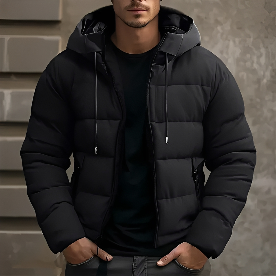 Aleser - Hooded Quilted Puffer Jacket