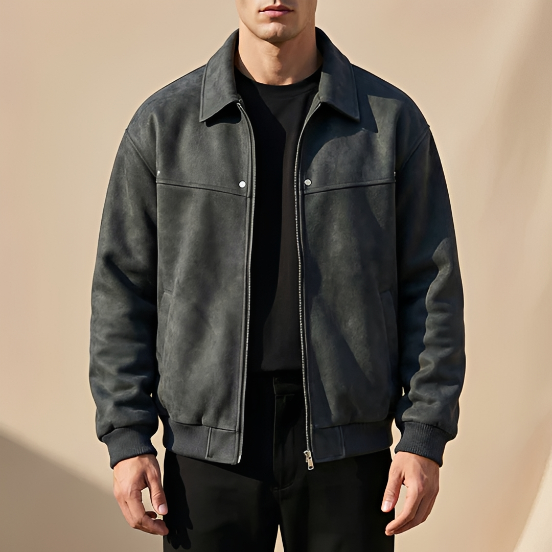 Jacob - Cozy Zippered Jacket for Men