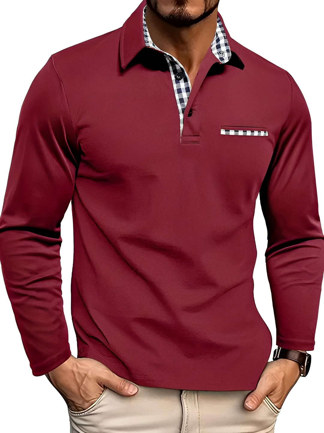 Reese - Long Sleeve Polo Shirt