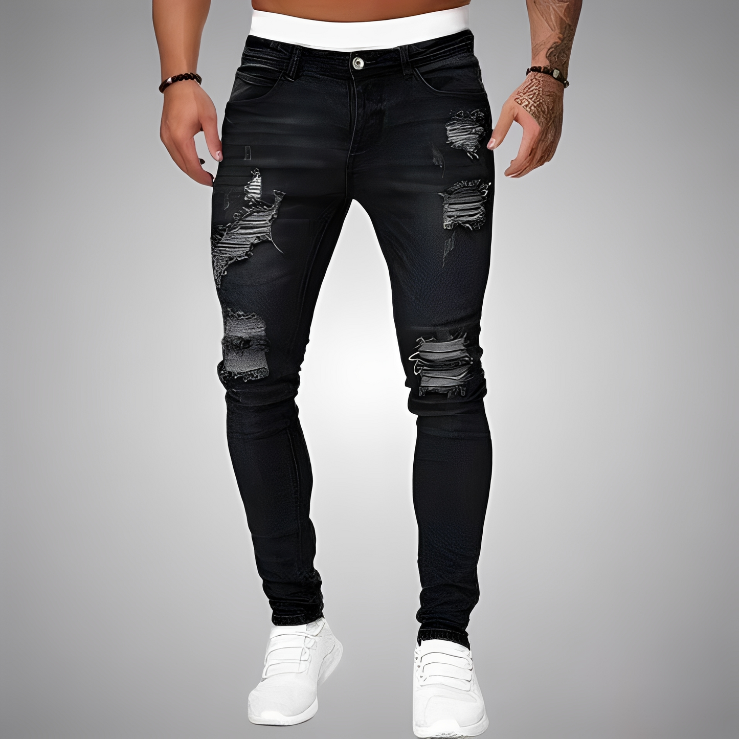 Bennie - Stylish Ripped Jeans