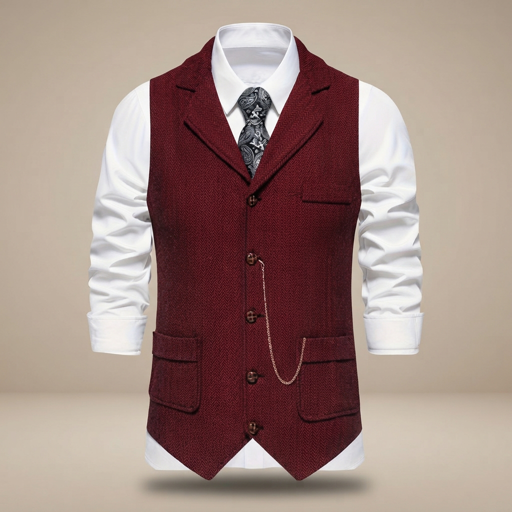 Clayton - Casual Retro Waistcoat