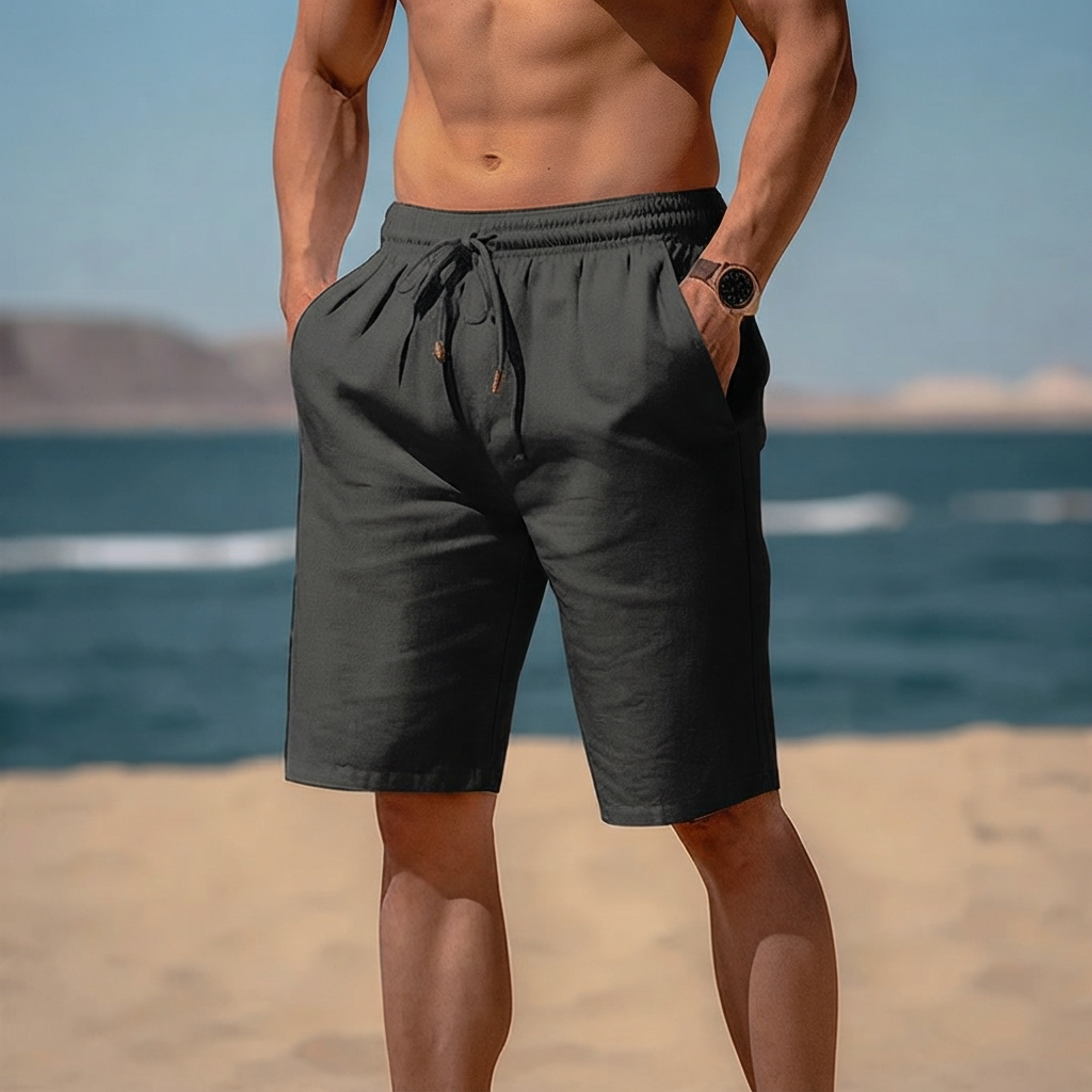 Junziem - Casual Drawstring Shorts