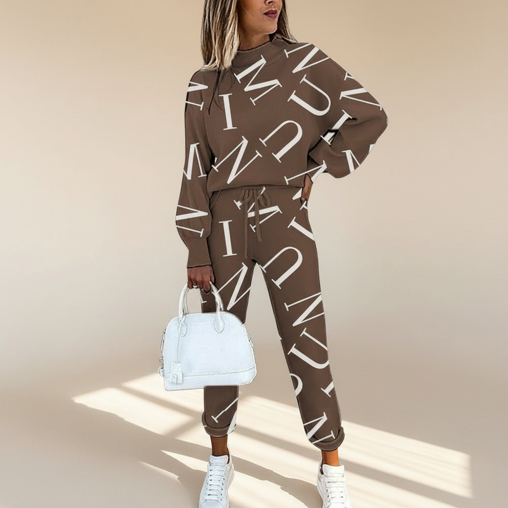 Avenie - Stylish Pants Set