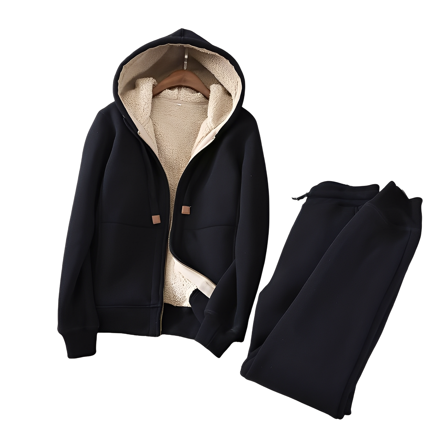 Monica - Comfortable set of hoodie and jogging pants for women