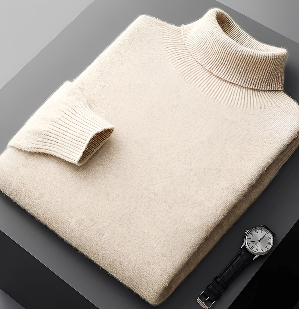Osborn - Simple Men's Turtleneck Sweater