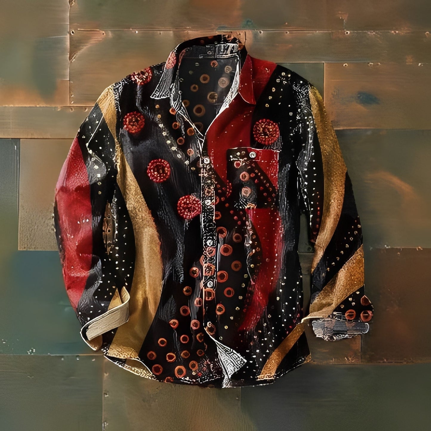 Sybille - Colorful Retro Shirt
