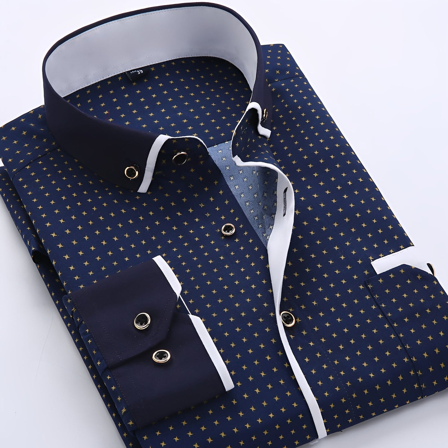 Nolhan - Classic long-sleeve shirt for men