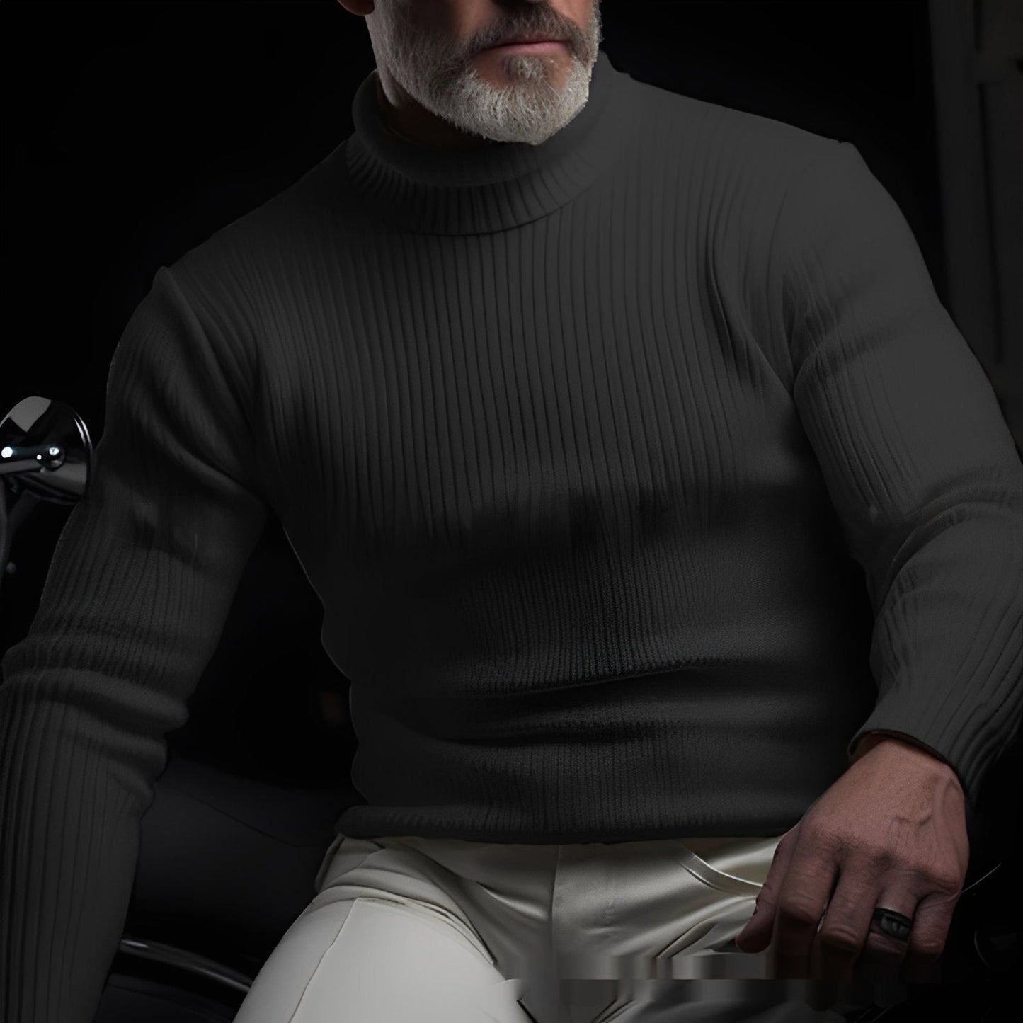 Richard - Warm Soft Roll-Neck Sweater