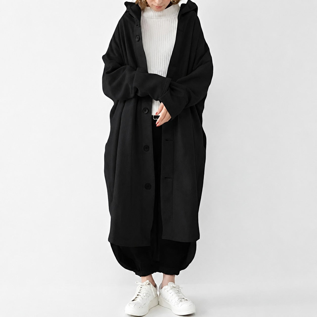 Jennica - Oversized Long Trench Coat