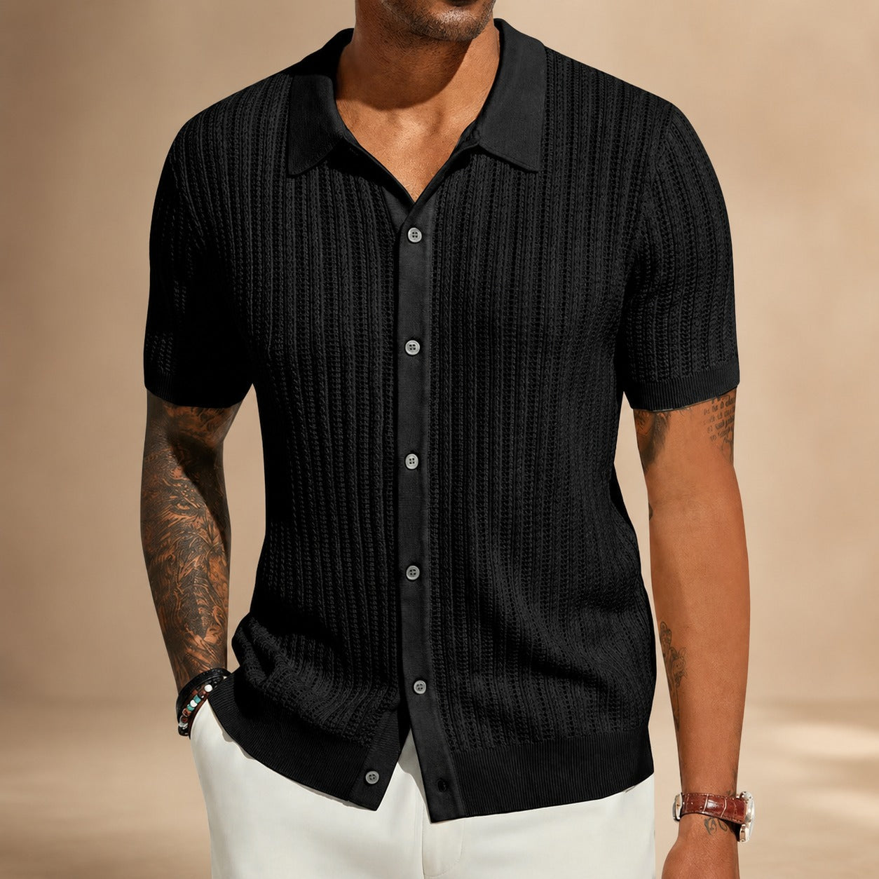 Steven - Casual Breathable Hollow Shirt