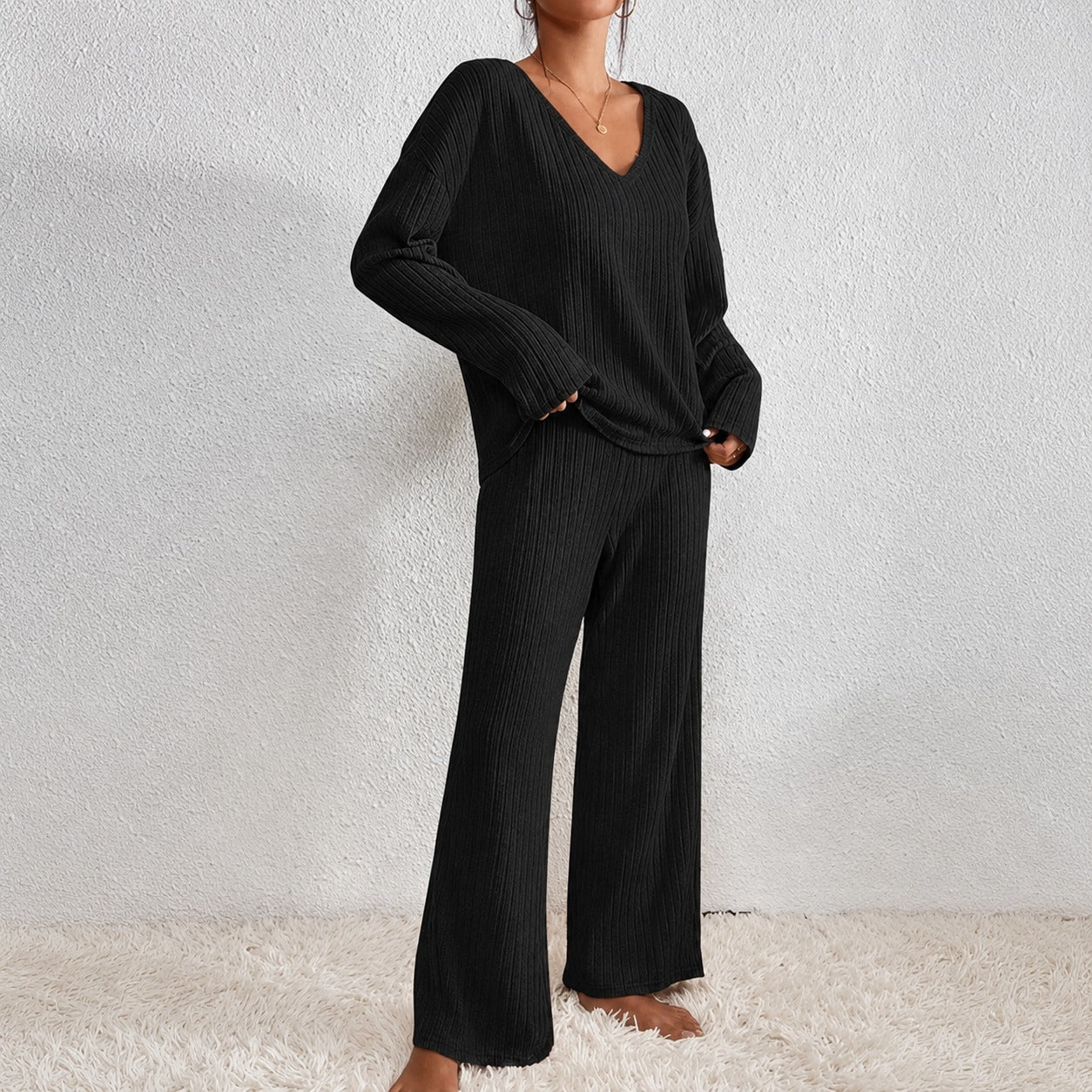 Jermaine - Casual Warm Long-Sleeve Set
