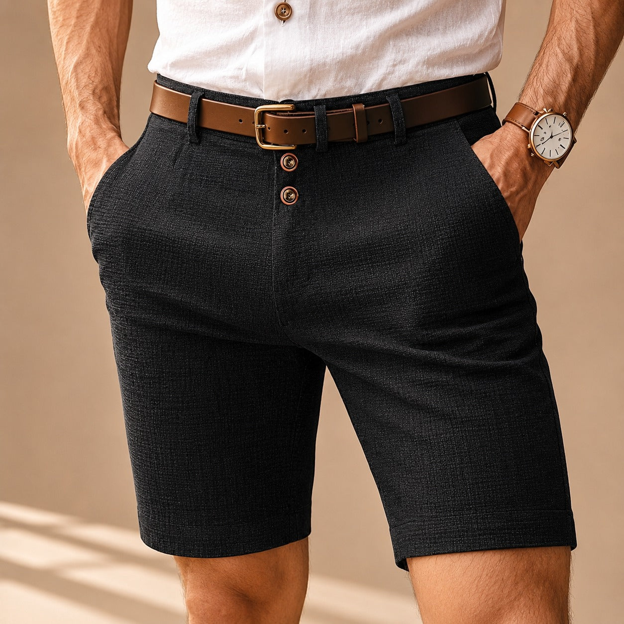 Herbie - Relaxed Shorts with Buttons