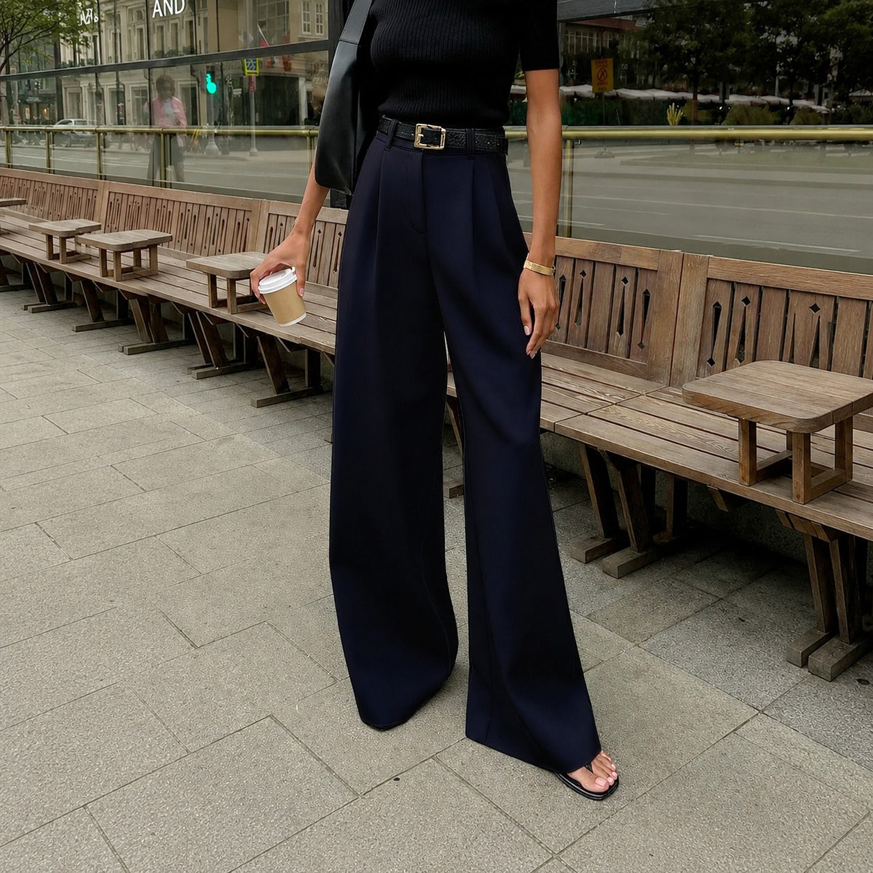 Marlene - Formal Wide-Leg Trousers