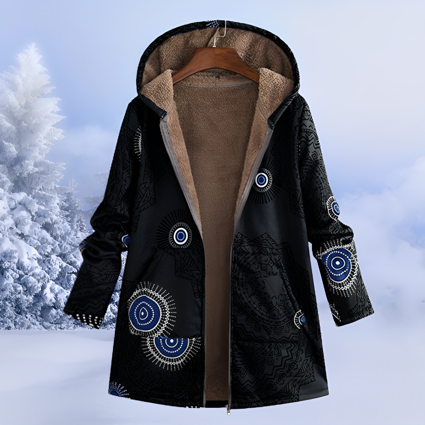 Jasmin - Stylish, Warm Jacket with Hood