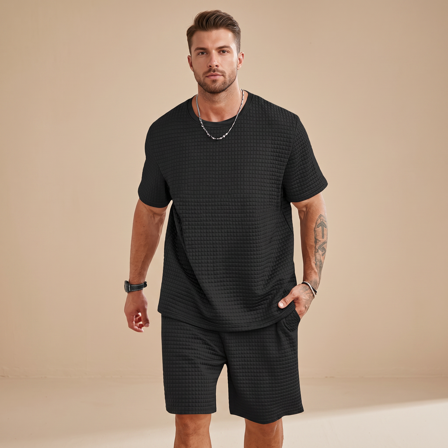 Harris - Laid-Back Waffle Outfit