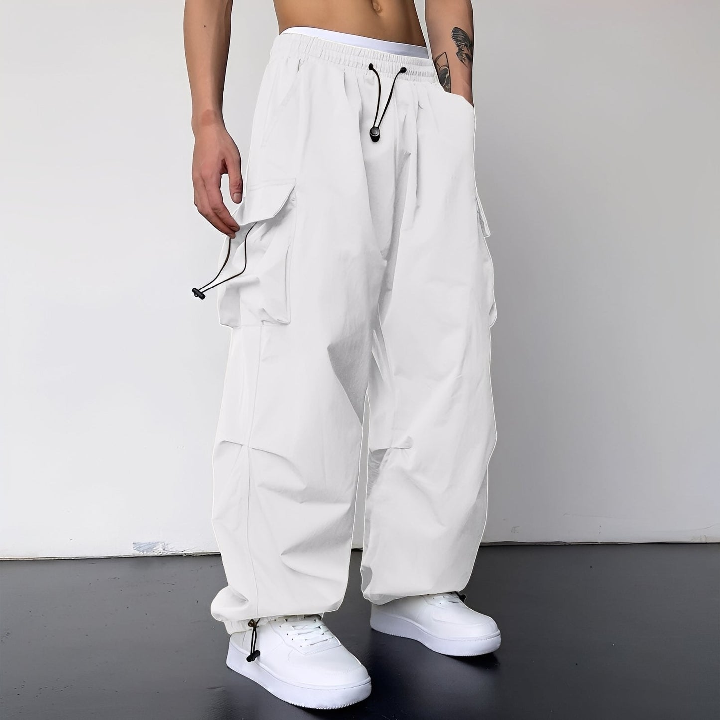 Kaleb - Trendy baggy cargo pants for men