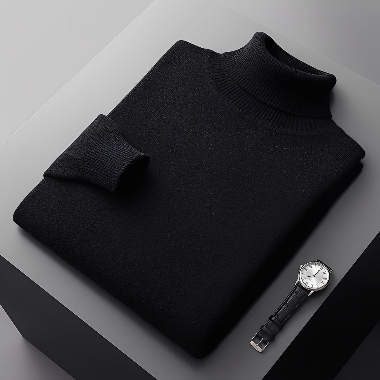Osborn - Simple Men's Turtleneck Sweater
