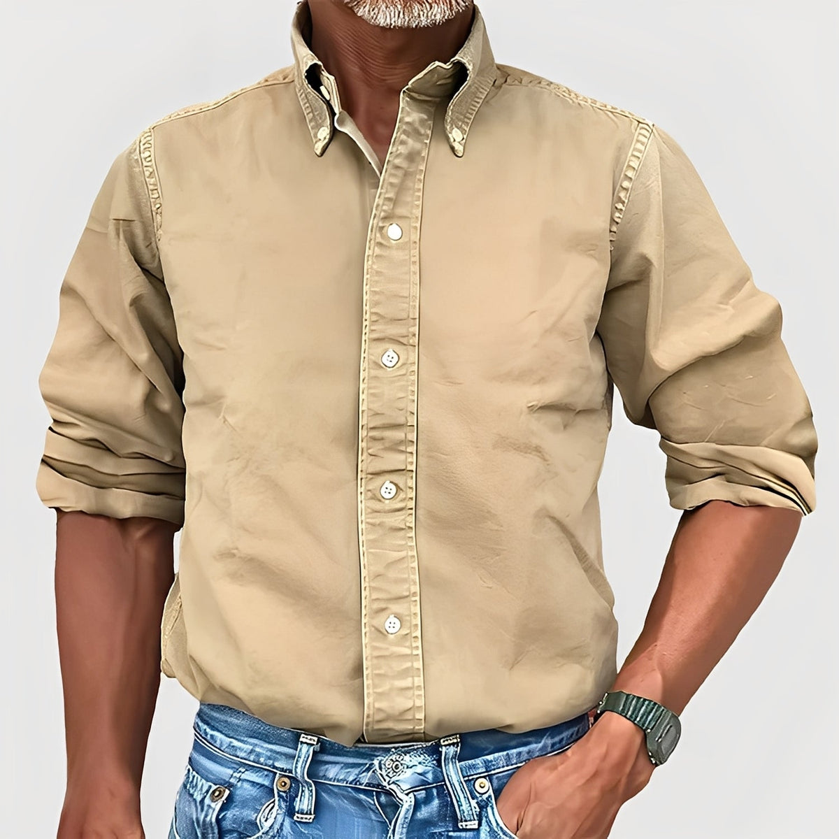 Micheal - Cozy long sleeve shirt