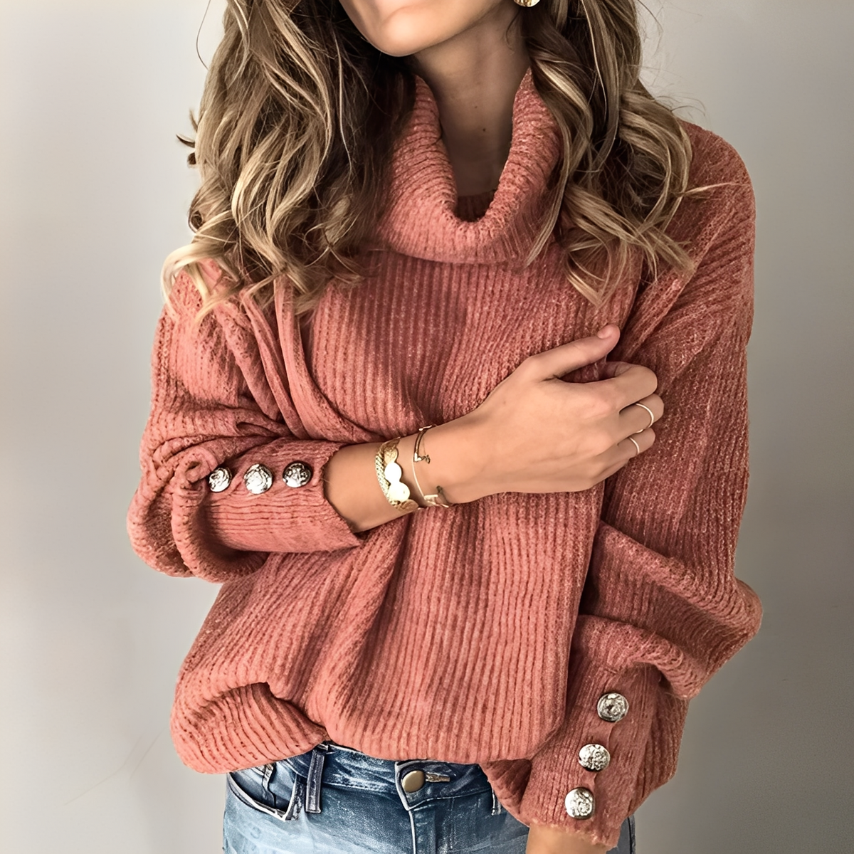 Rosabel - Cozy turtleneck sweater