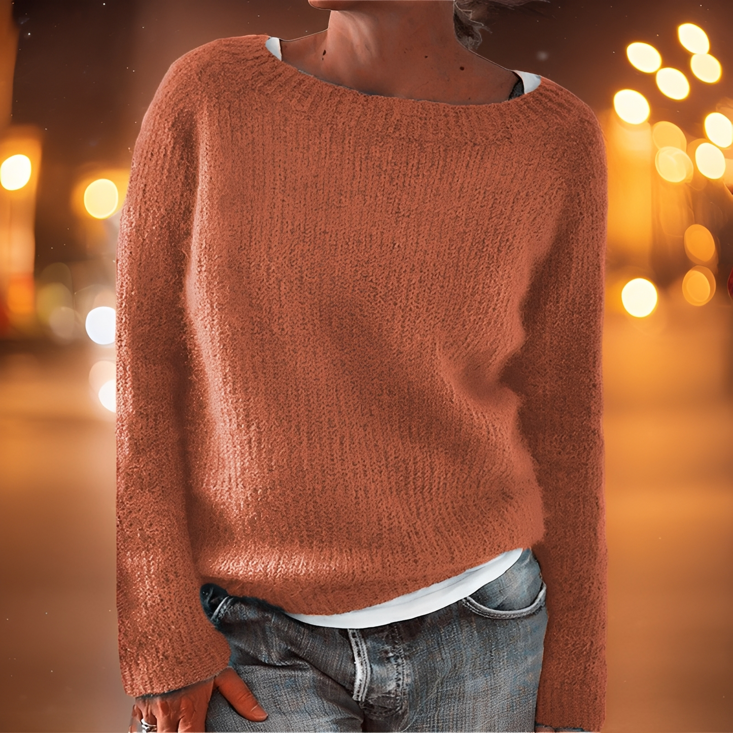 Abeeha - Loose-fitting sweater for women
