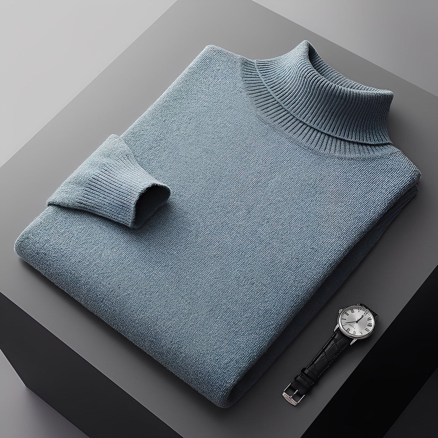 Osborn - Simple Men's Turtleneck Sweater