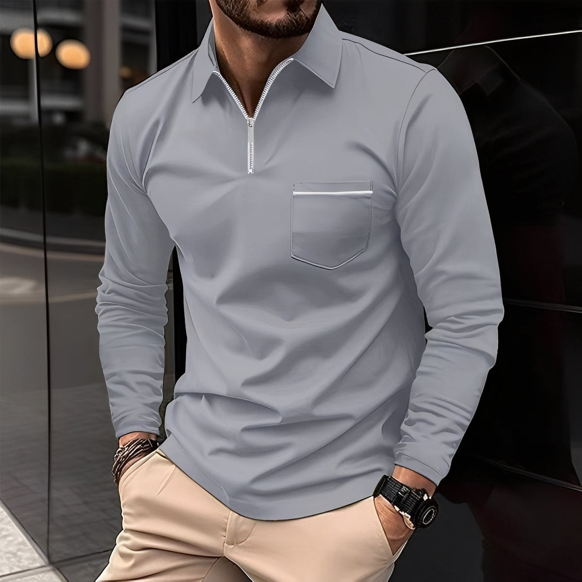 Bernard - Cozy long-sleeve shirt
