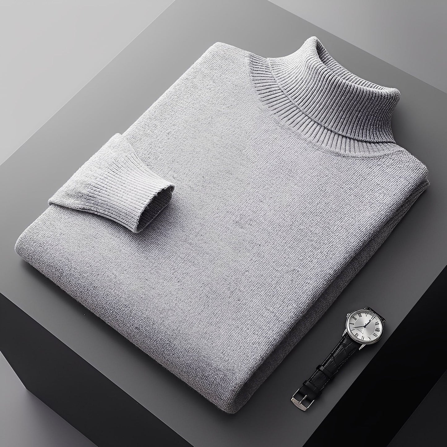 Osborn - Simple Men's Turtleneck Sweater