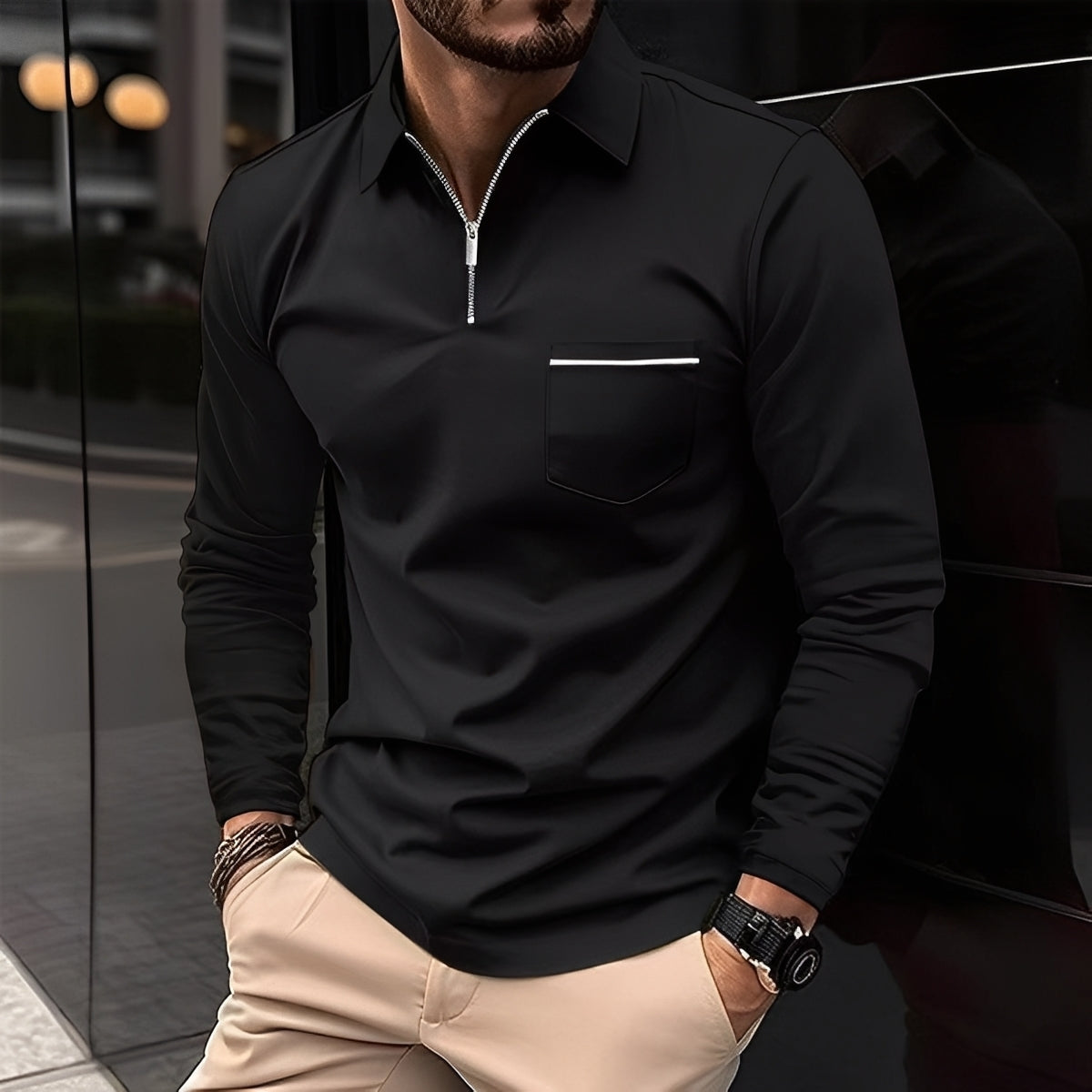 Bernard - Cozy long-sleeve shirt