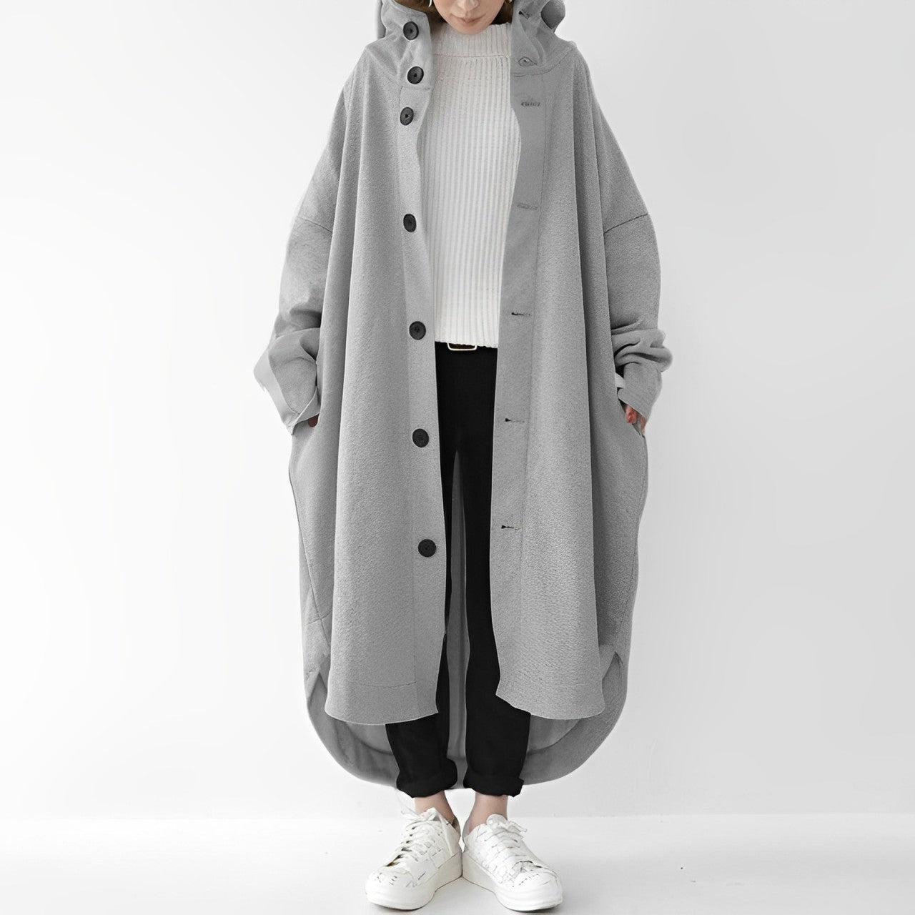 Cailyn - Cozy Long Trench Coat