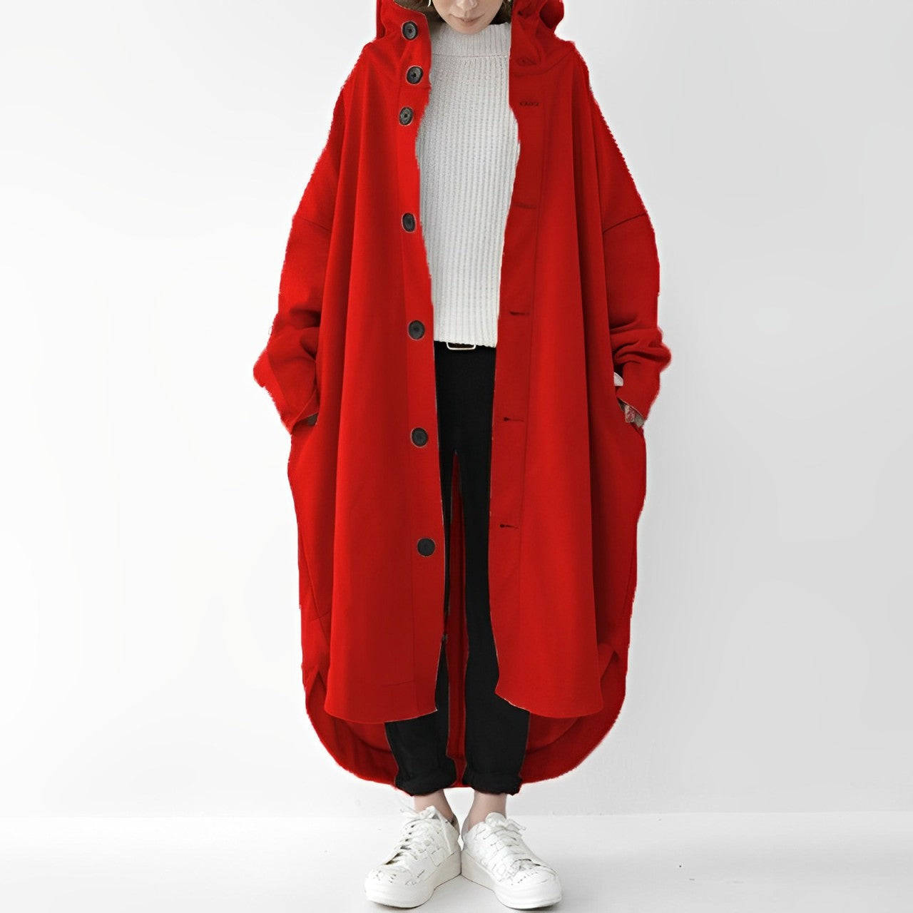 Cailyn - Cozy Long Trench Coat