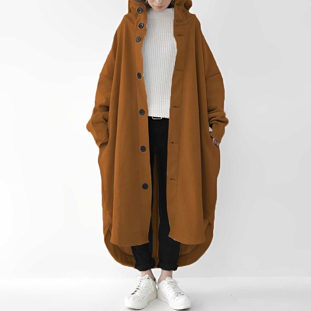 Cailyn - Cozy Long Trench Coat