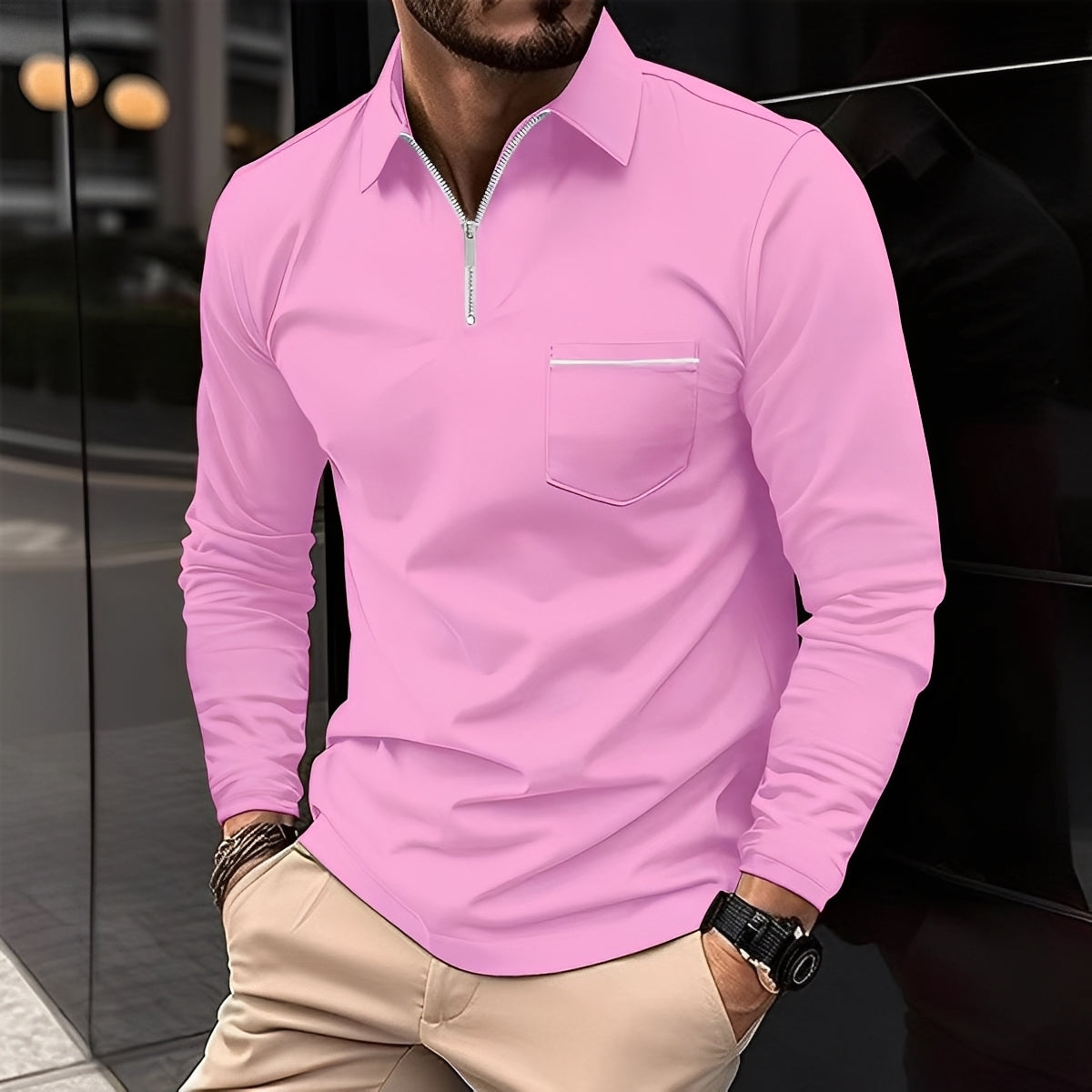 Bernard - Cozy long-sleeve shirt
