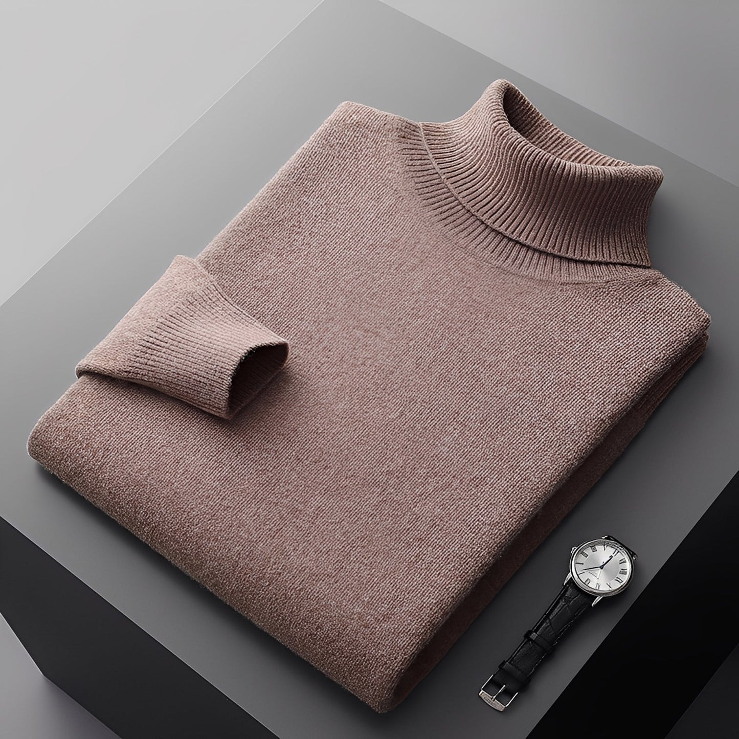 Osborn - Simple Men's Turtleneck Sweater