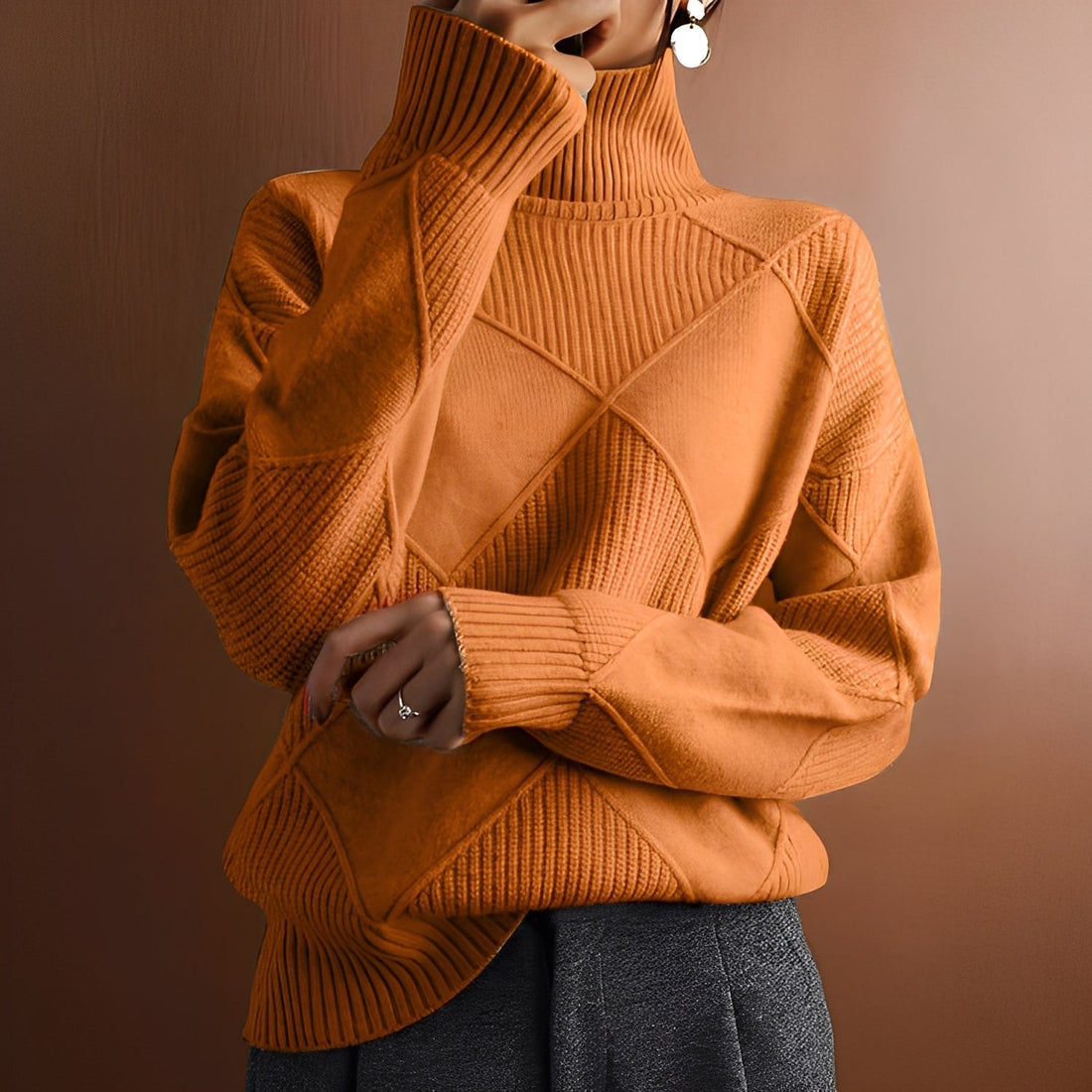 Morgan - Contemporary turtleneck sweater
