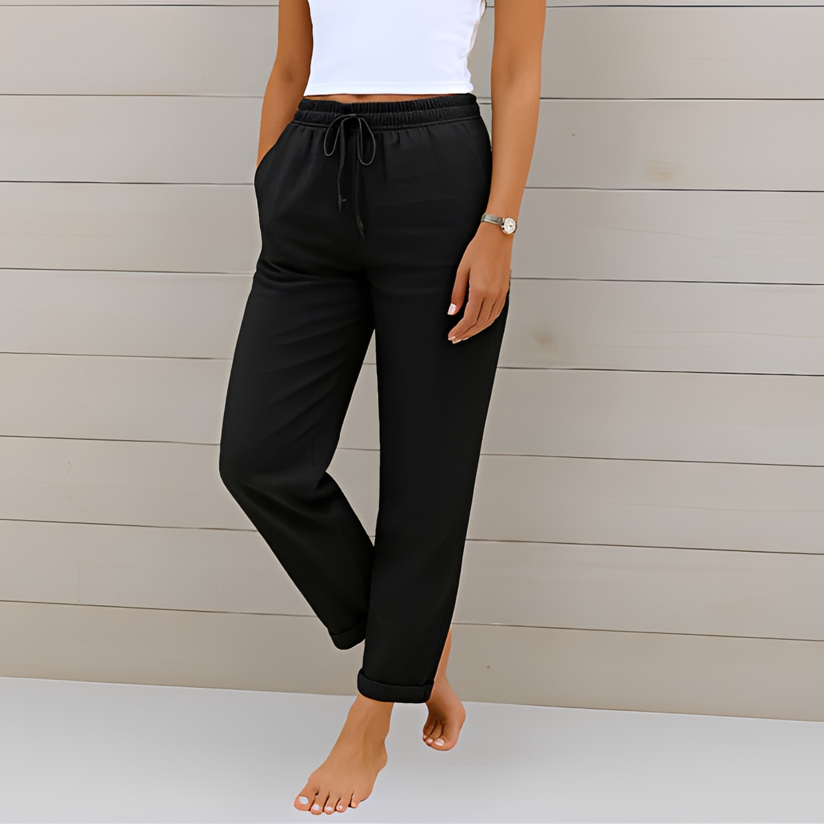 Audrey - Casual Drawstring Pants