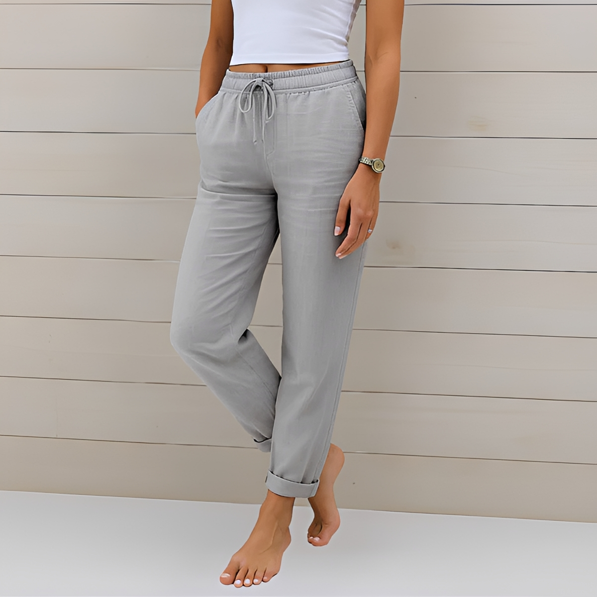 Audrey - Casual Drawstring Pants