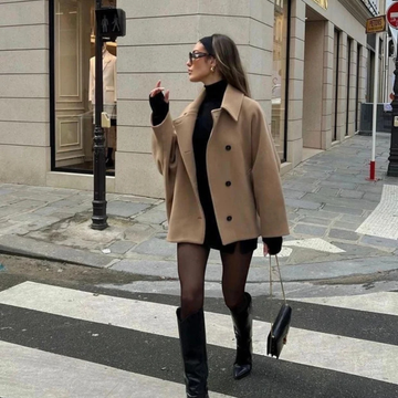 Elena - Stylish Oversized Coat