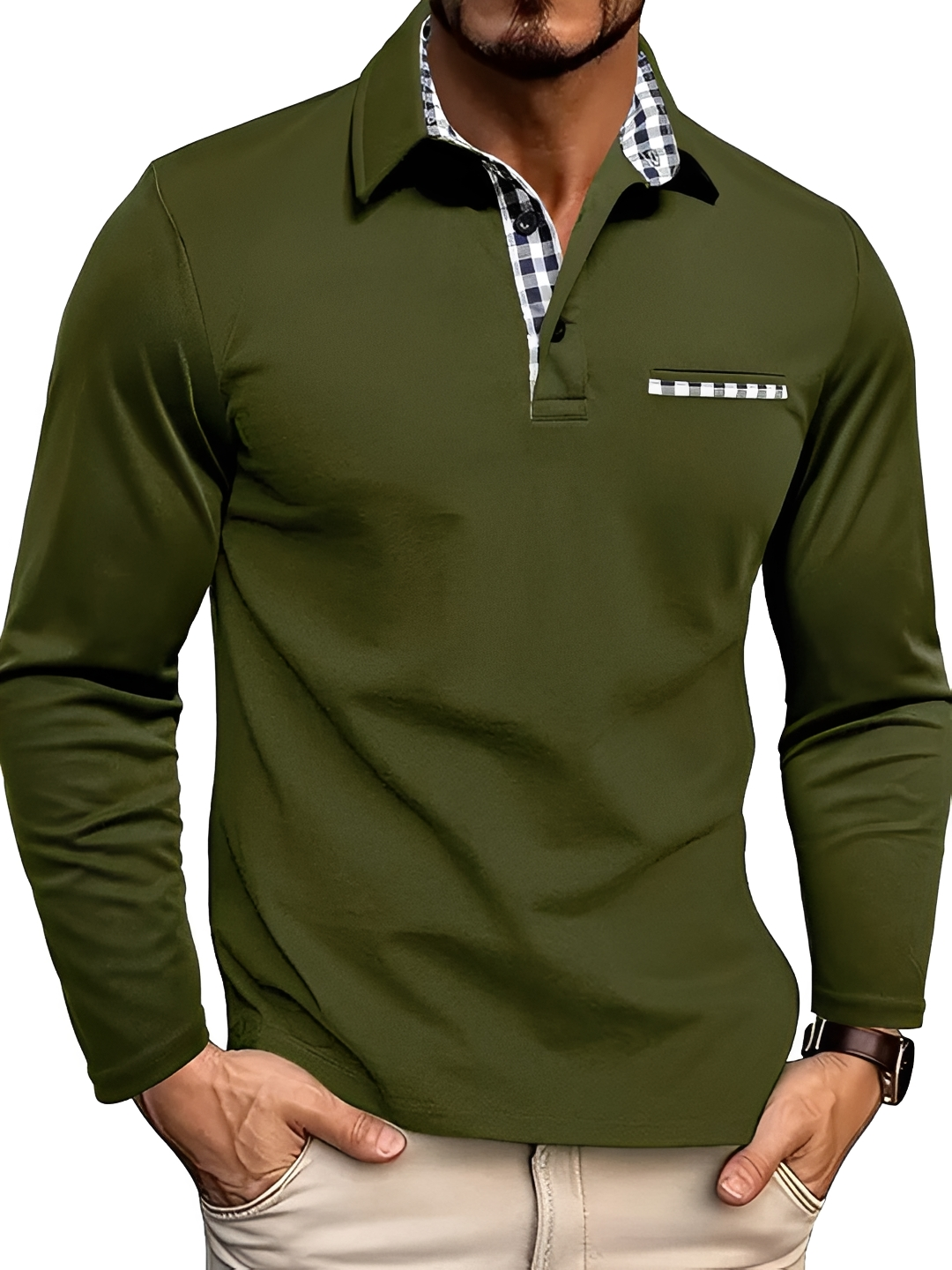 Reese - Long Sleeve Polo Shirt