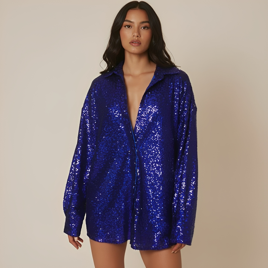 Laurie - Chic and Fashionable Oversized Blouse
