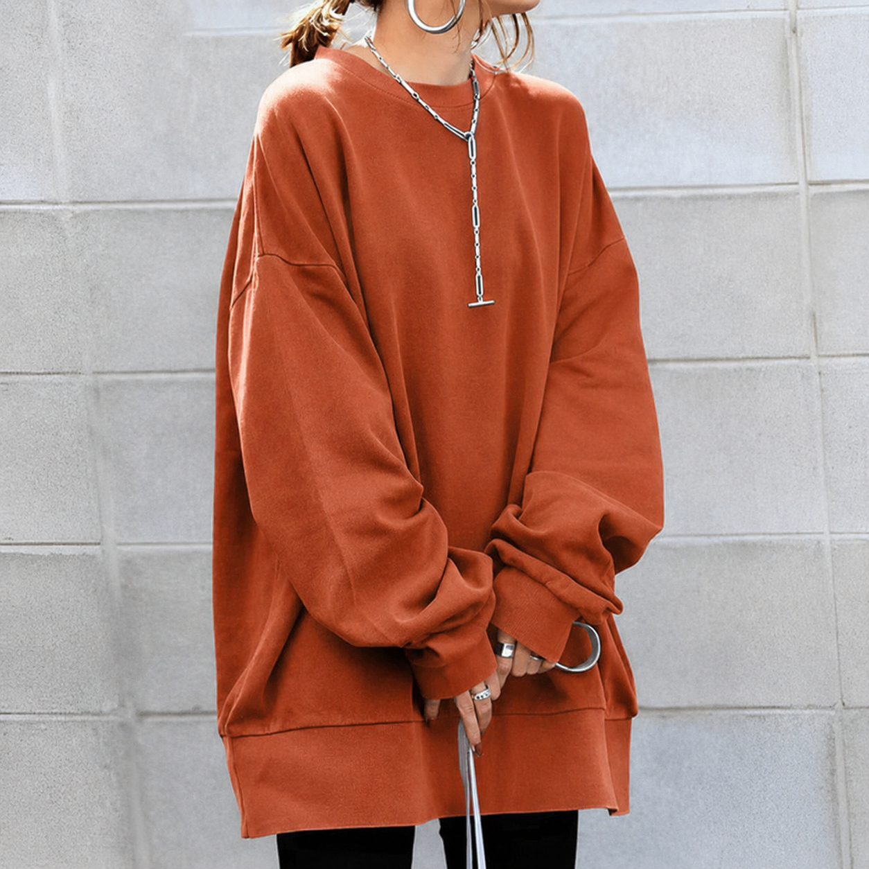 Leanne - Oversized Tunic Sweater