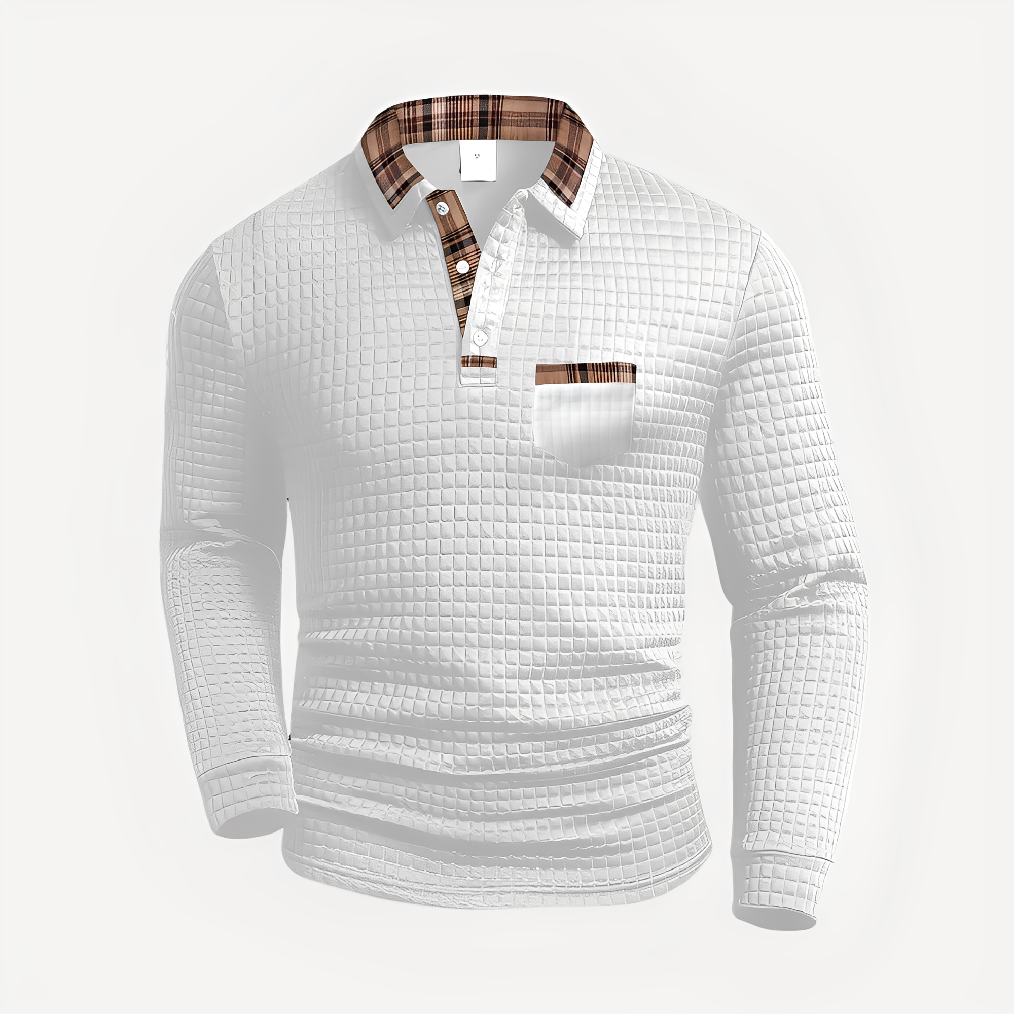 Morris - Stylish Long Sleeve Polo Shirt