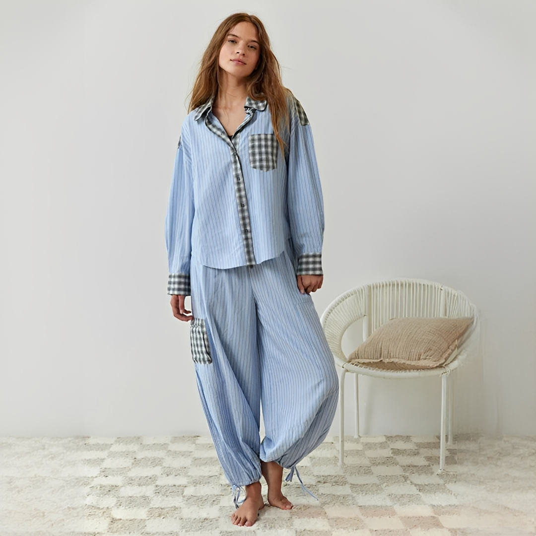 Elena - Stylish two-piece sleepwear set