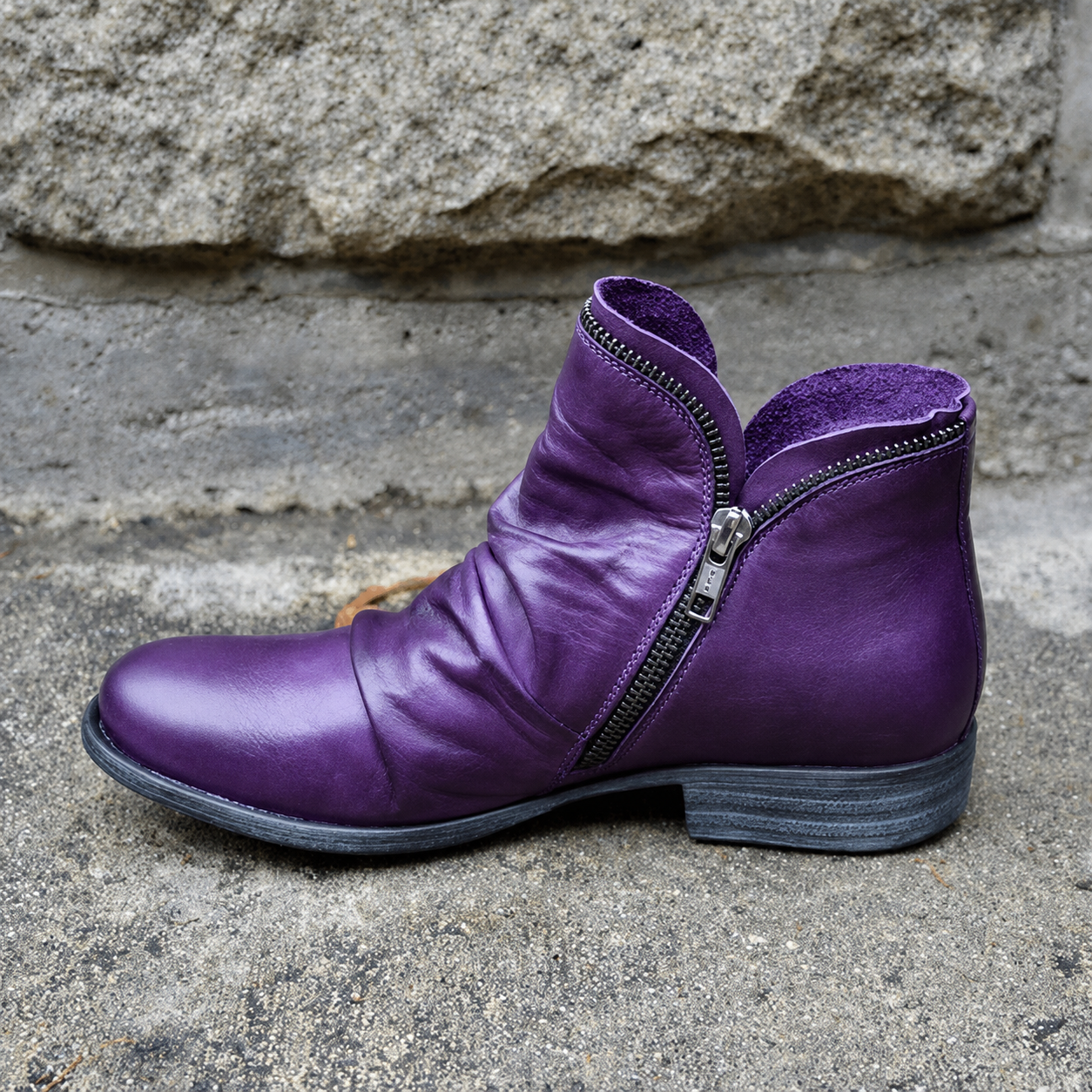 Julie - Stylish Zippered Boots