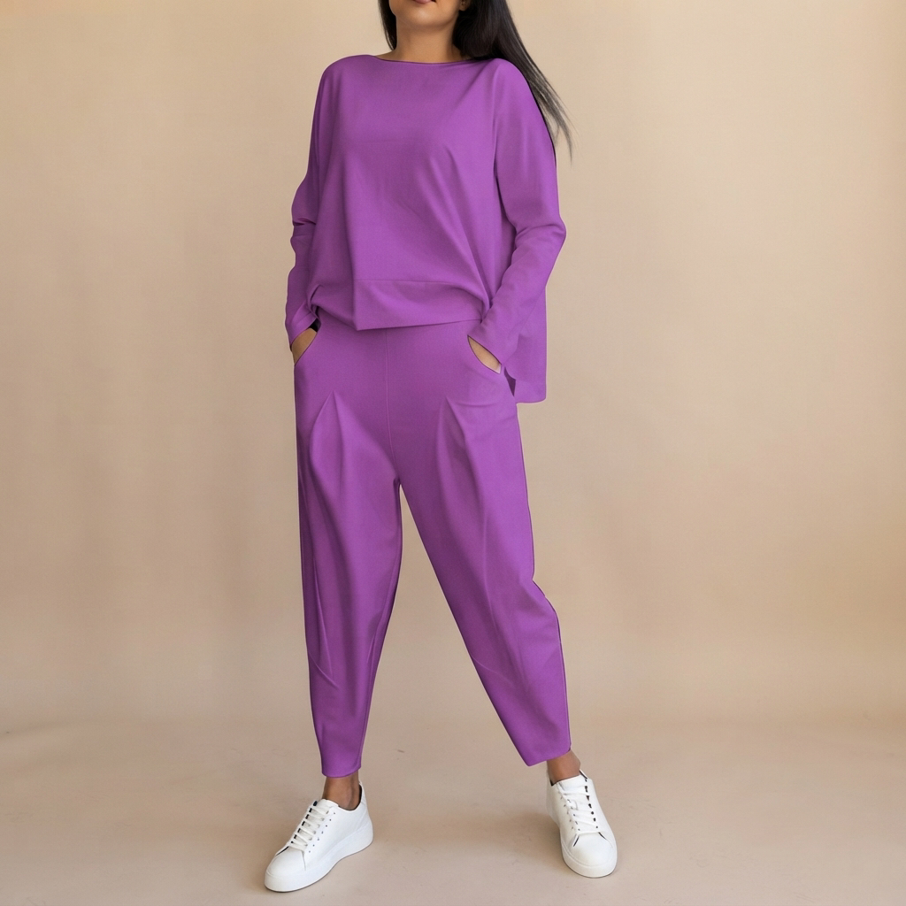 Emilyn - Casual Loose-Fit Pants Set