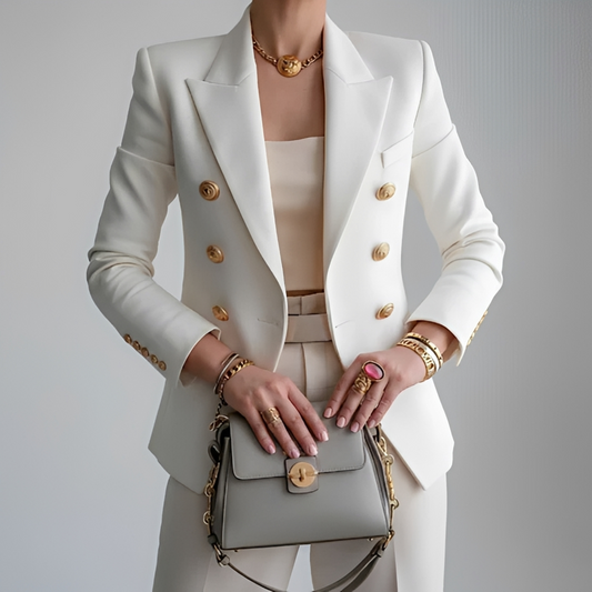 Kristen - Double Breasted Fitted Blazer