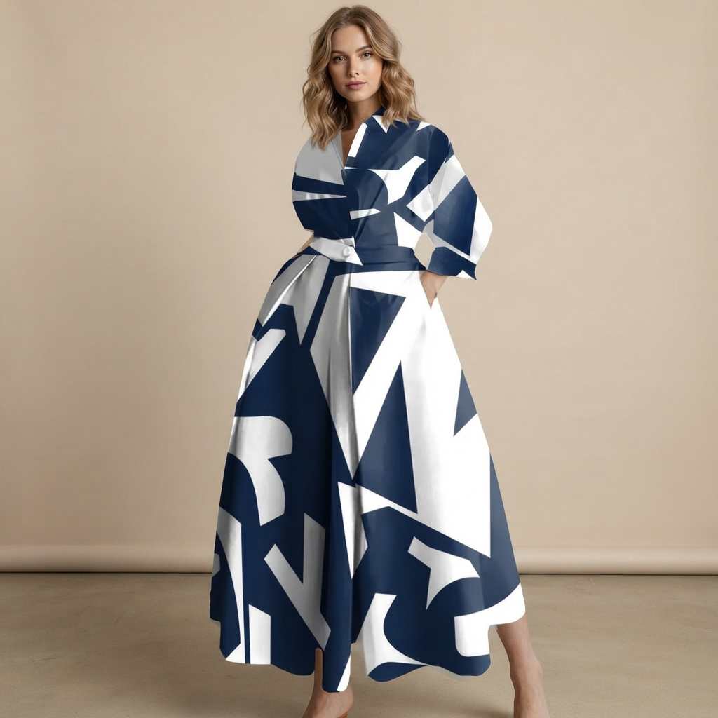 Laverne - Stylish Loose-Fit Midi Dress