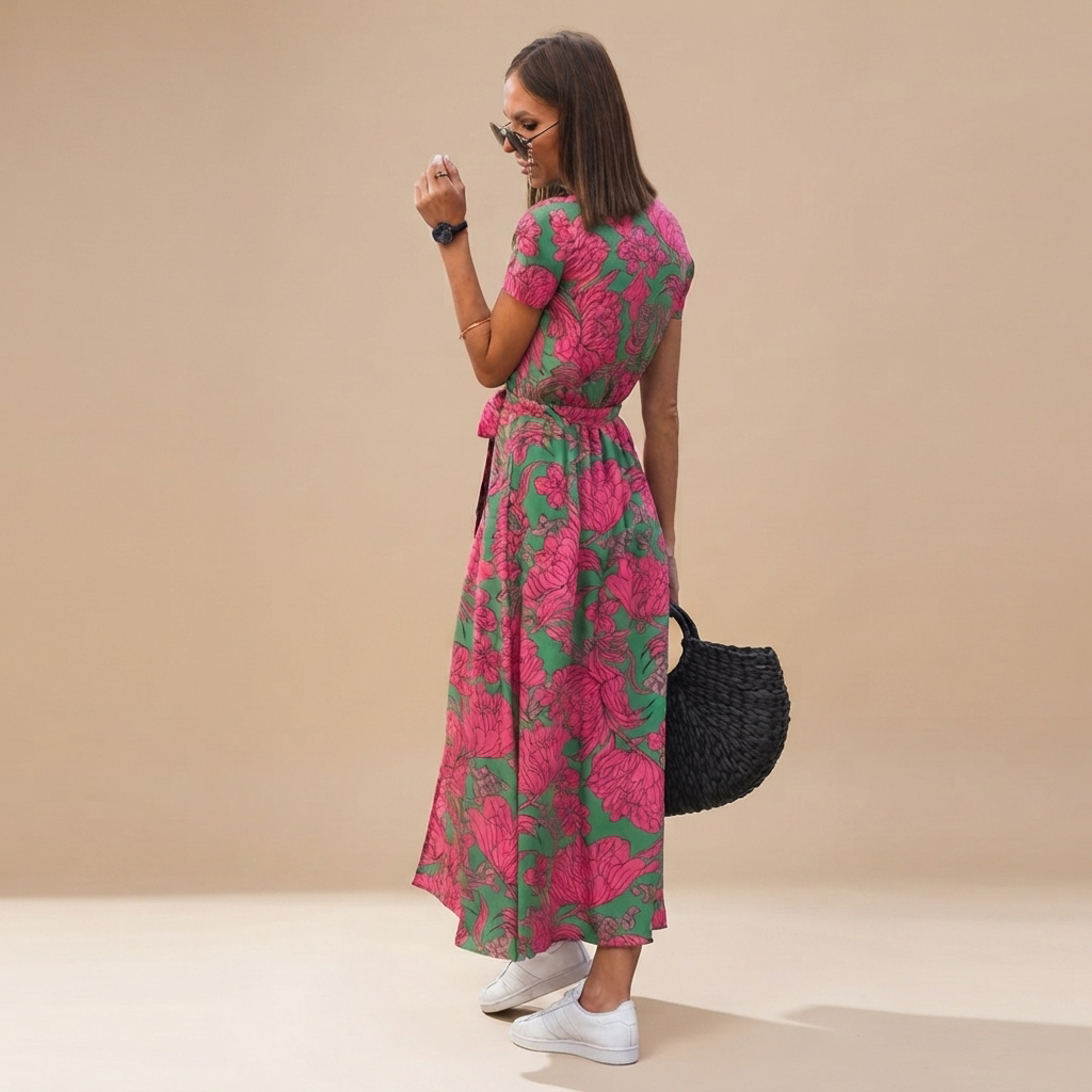 Sophie - Trendy and Breezy Midi Dress